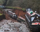 Canale di Shropshire si frantuma: crollo di un embasamento di 200 anni provoca buco e imbarcate