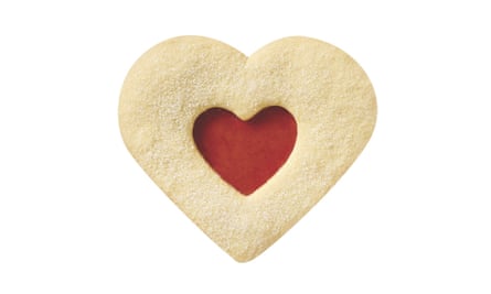 Shortbread jammy heart from groceries.morrisons.com
