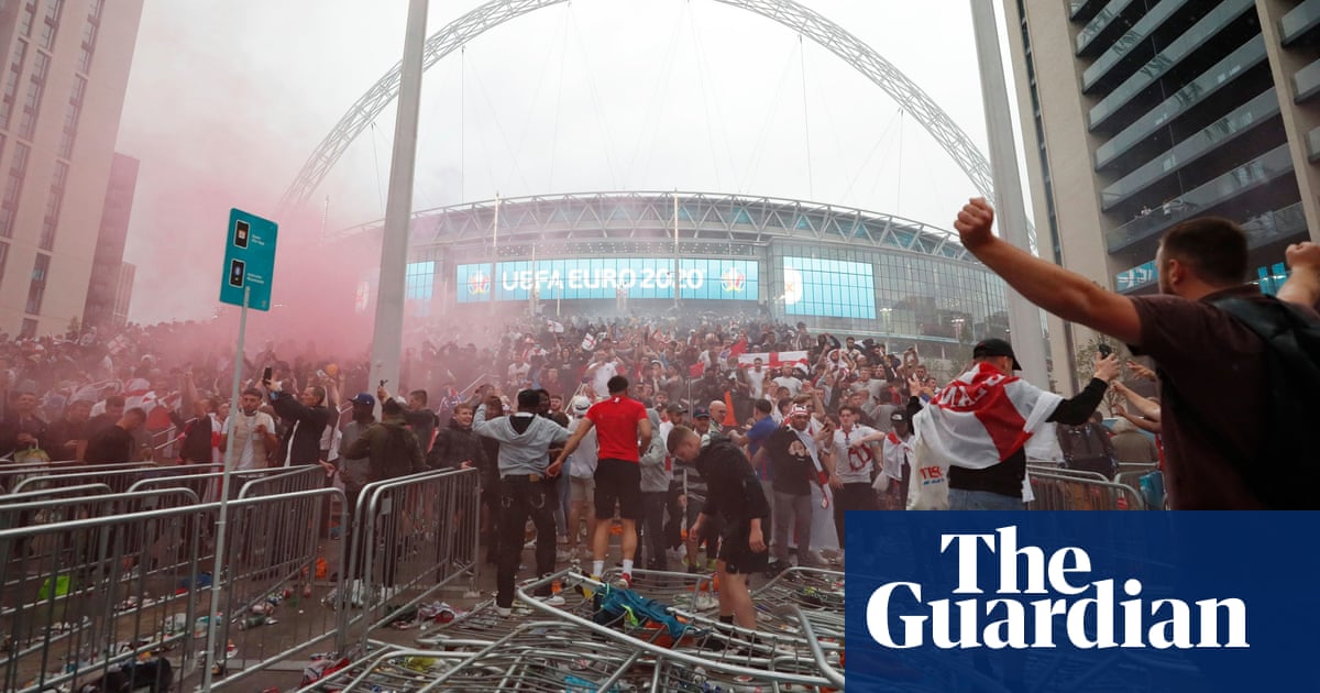 Engeland fan wanorde by Euro 2020 finaal het amper tot sterftes gelei, hersien bevind