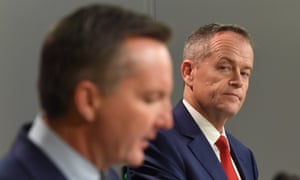 Chris Bowen and Bill Shorten