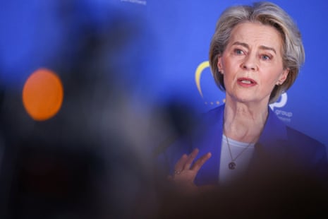 Ursula von der Leyen, the president of the European Commission, on Wednesday ruled out working with Russian leader Vladimir Putin’s “friends” in the next EU parliament.
