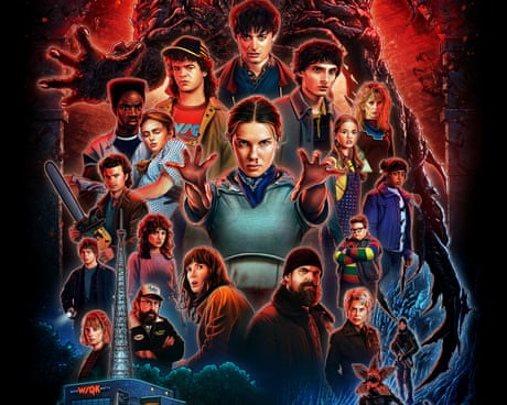 The cast from Stranger Things.