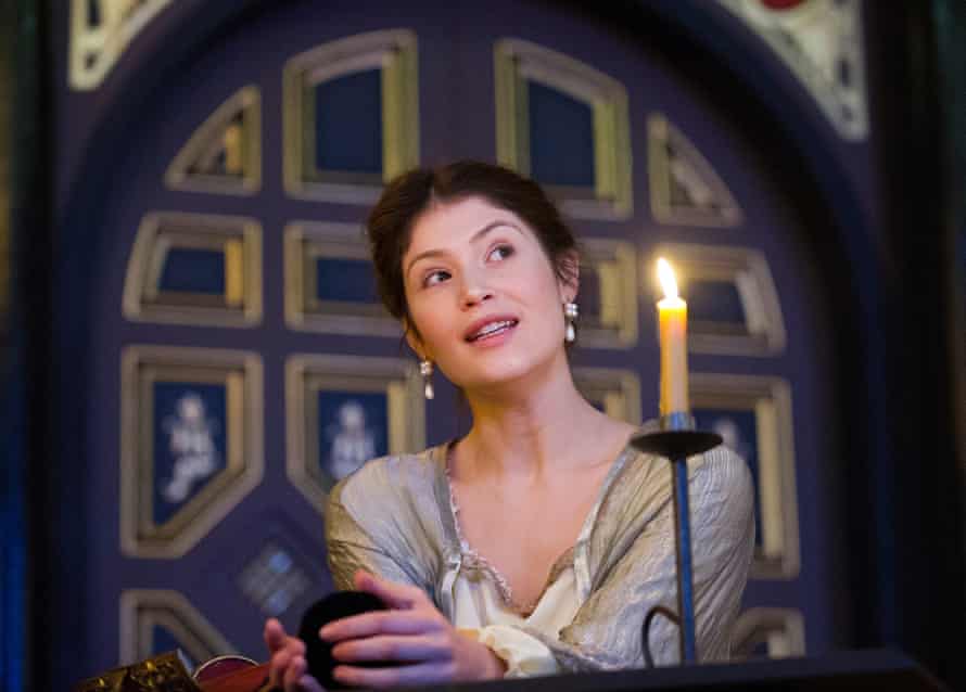 Gemma Arterton in The Duchess of Malfi at the Sam Wanamaker Playhouse in 2014.