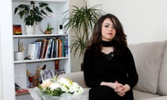 Hadil Louz, a British Palestinian, at her home in Dundee
