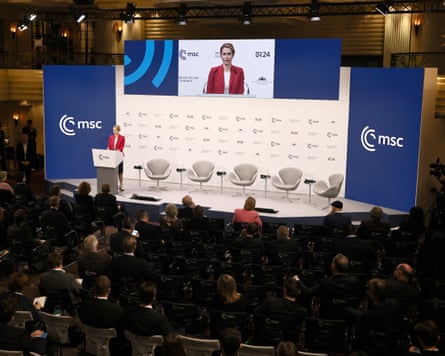 Munich Security Conference 2026epa12741558 European High Representative for Foreign and Security Policy, Kaja Kallas speaks during the 62nd Munich Security Conference (MSC), in Munich, Germany, 15 February 2026. High-level international decision-makers meet at the 62nd Munich Security Conference from 13 to 15 February 2026 to discuss global security issues. EPA/RONALD WITTEK