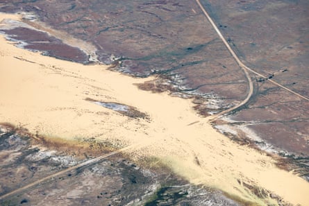 Flood waters cut off the Birdsville Track