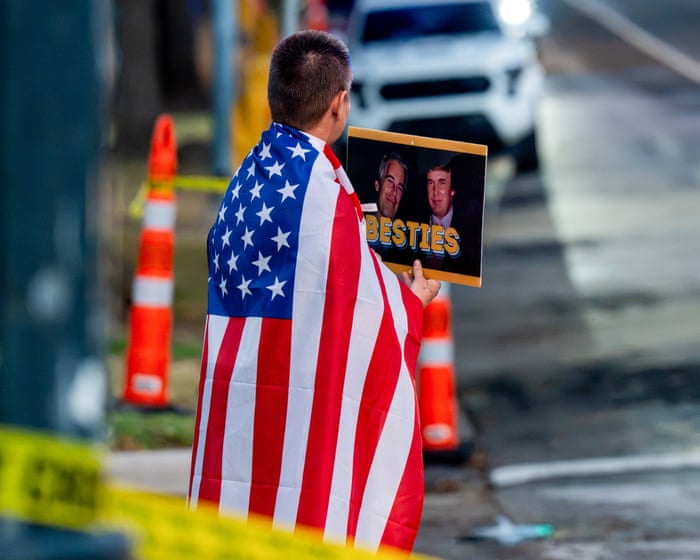 Image accompanying the story: Epstein files take back seat in midterms but experts say issue has not gone away
