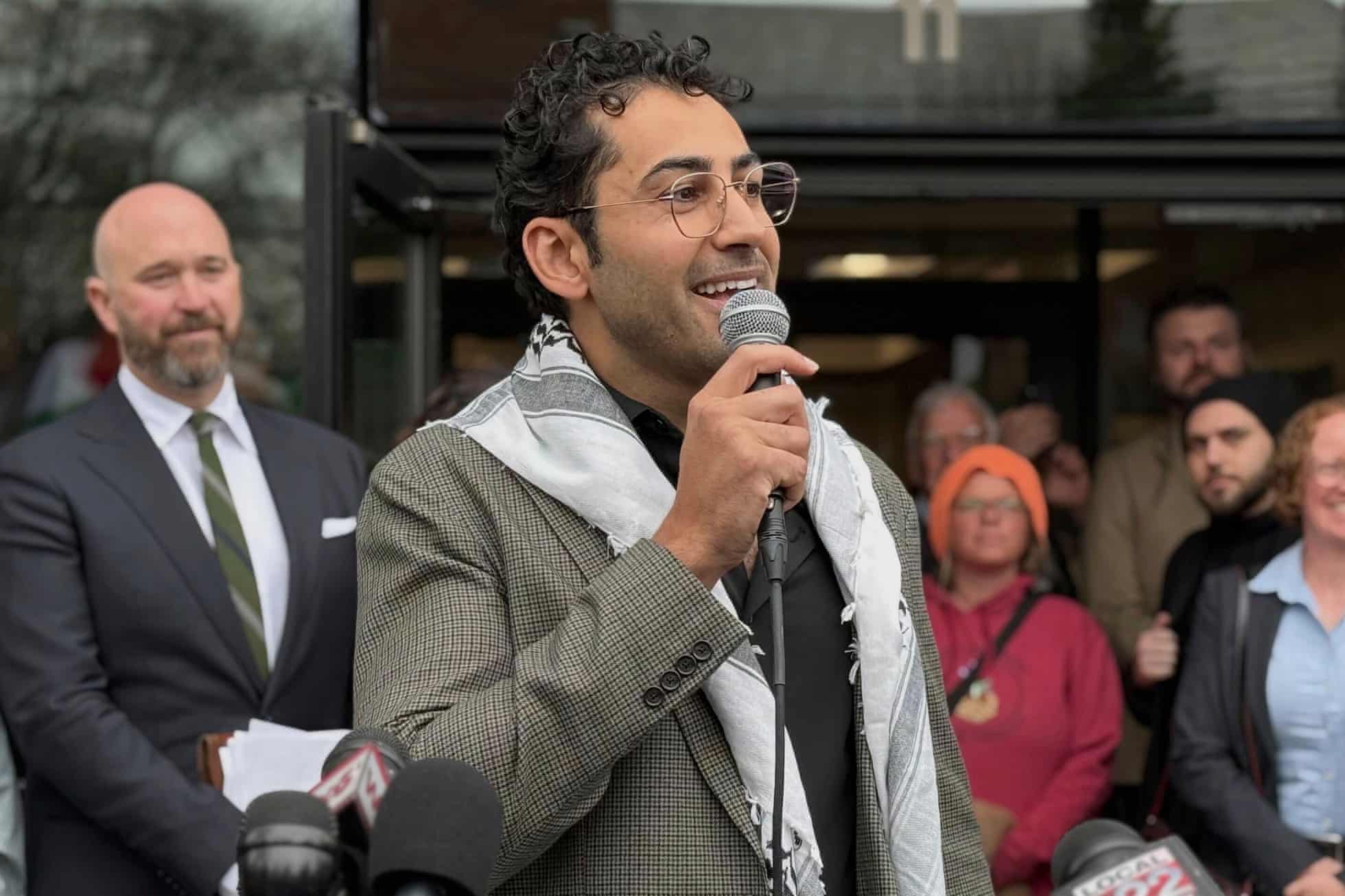Palestinian student freed