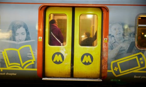A Merseyrail train serving Birkenhead