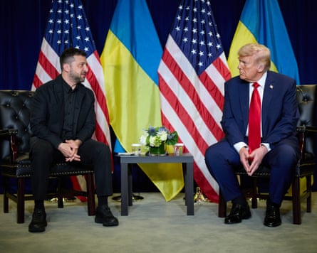 Volodymyr Zelenskyy meets Donald Trump on the sidelines of the UN general assembly session in New York.