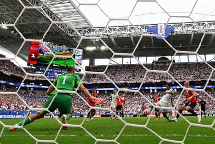 Jude Bellingham pounces connected an correction to people England’s winning extremity against Norway.