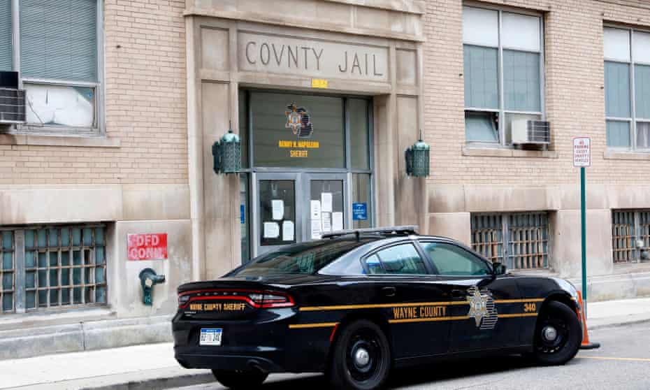 Wayne county jail in downtown Detroit, Michigan.