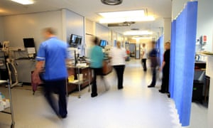 People working in a hospital