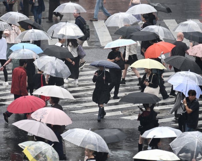 Tokyo succumbs to ‘rain fatigue’ after a record 35 consecutive days of showers