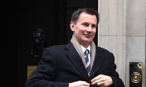 Jeremy Hunt, the health secretary