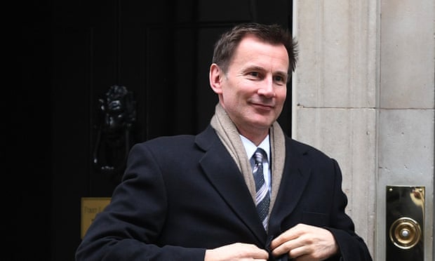 Jeremy Hunt, the health secretary