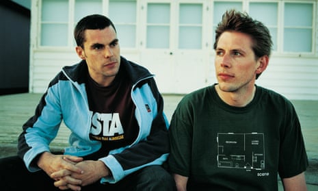 ‘We argue to this day about who wrote the trombone riff’ … Tom Findlay and Andy Cato of Groove Armada in 2001.