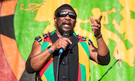Toots Hibbert performing with Toots and the Maytals in New Orleans, 2018.