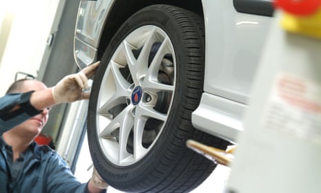 Inspecting tyres is vital if the car has been left idle for long periods.