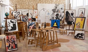 Joan Miró’s Mallorcan studio, designed by the architect Josep Lluís Sert.