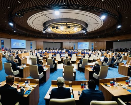Nato heads of state and governments gather in Ankara, Turkey.