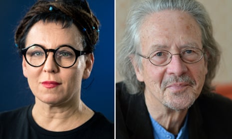 The winners of the 2018 and 2019 Nobel prizes in literature, Olga Tokarczuk and Peter Handke