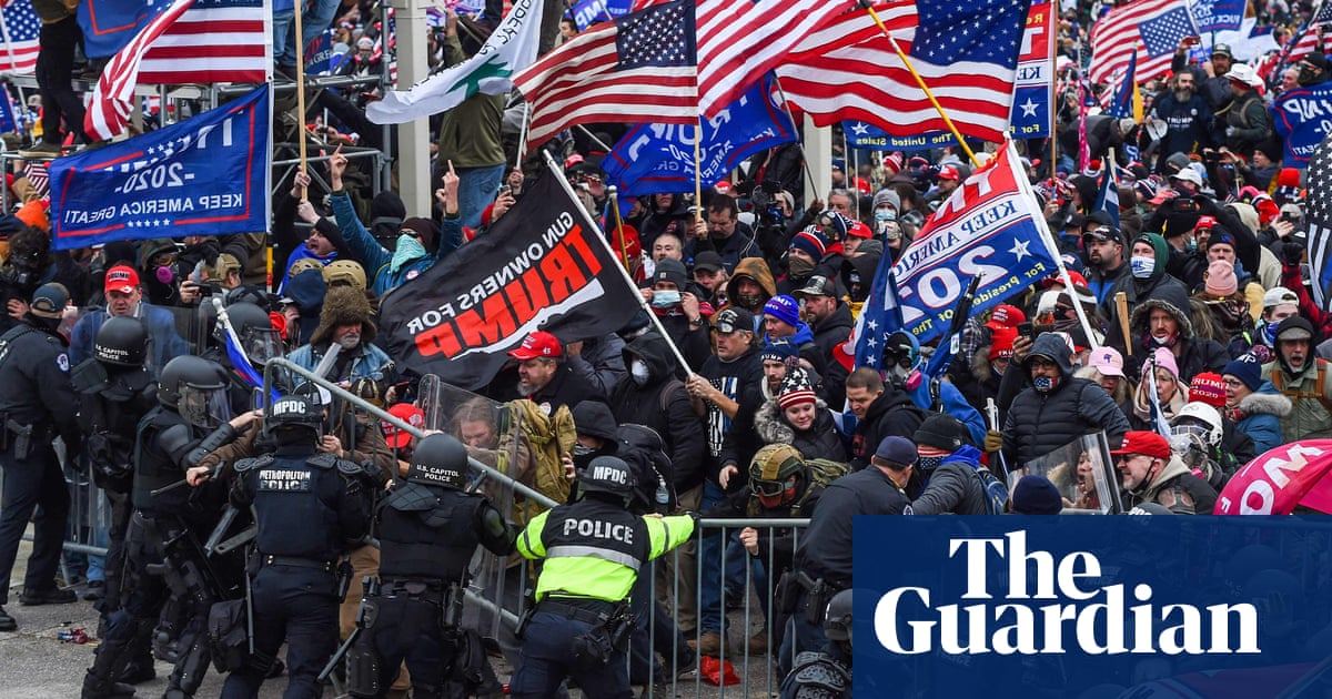QAnon follower who chased officer on January 6 convicted of felonies – The Guardian US