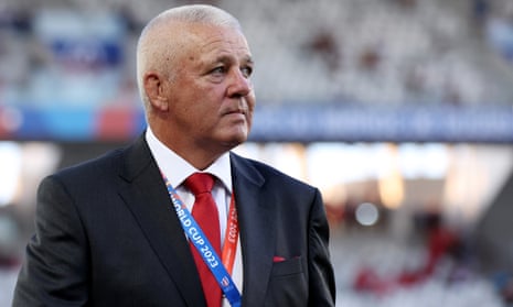 Warren Gatland, the Wales head coach, before his team face Wales.