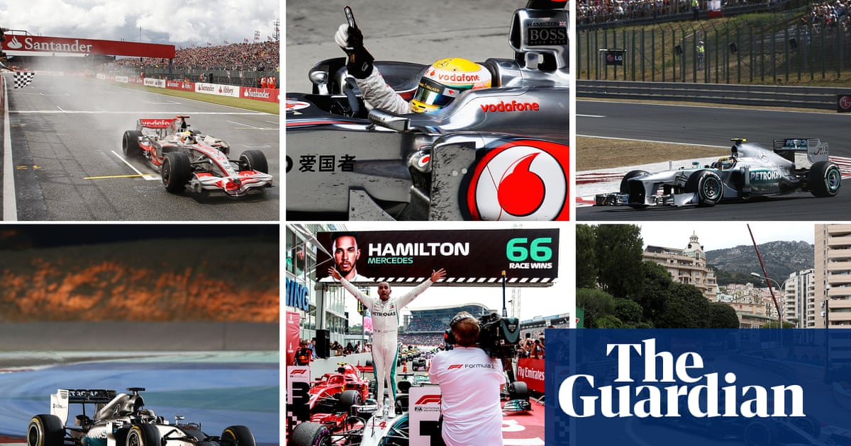 The joy of six: Lewis Hamiltons greatest F1 grand prix victories | Giles Richards