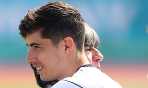 Joachim Löw and Kai Havertz.