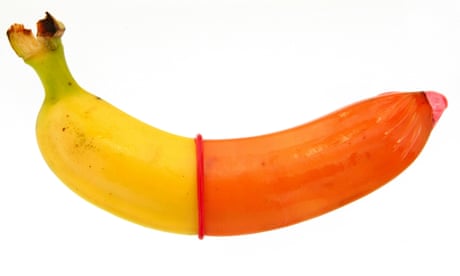 A condom on a banana
