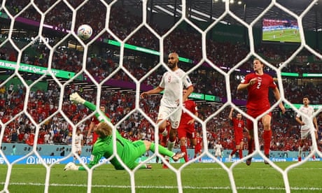 Denmark denied late VAR penalty as Tunisia hold on for draw