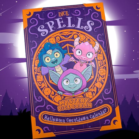A spooky spells Halloween calendar.