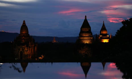 The ancient city of Bagan in Myanmar. The country is braced for the arrival of many more tourists but Unicef has warned about the dangers the influx might bring. 