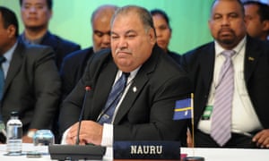 Nauru President Baron Waqa
