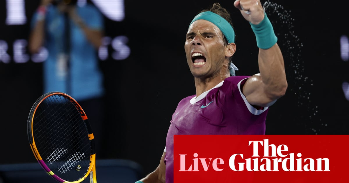 Australian Open men’s singles final: Rafael Nadal v Daniil Medvedev – live!