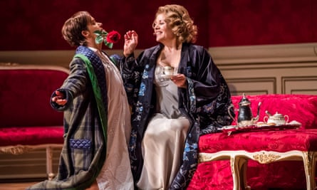 Alice Coote (Octavian) and Renee Fleming (The Marschallin) in Der Rosenkavalier at the Royal Opera House, London in 2016.