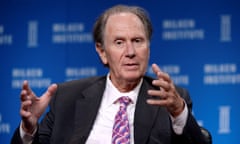 FILE PHOTO - David Bonderman, Founding Partner, TPG, takes part in Private Equity: Rebalancing Risk session during the 2014 Milken Institute Global Conference in Beverly Hills, California April 29, 2014. REUTERS/Kevork Djansezian/File Photo