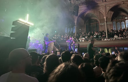 Knocked Loose performing in Manchester.