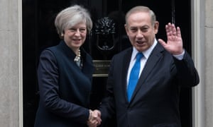 Prime Minister of Israel Benjamin Netanyahu Meets British Prime Minister Theresa May