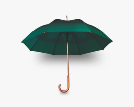 Una foto del producto de un paraguas Gustbuster the Classic