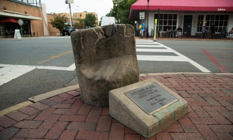 The slave block in Fredericksburg: ‘We feel uncomfortable because it represents something that we never want to see again’.
