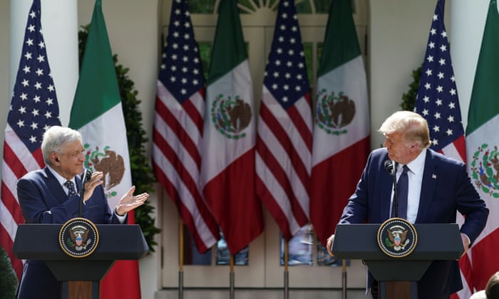 Amlo unscathed after Trump meeting but snags cameo role in US election | Andrés Manuel López Obrador | The Guardian