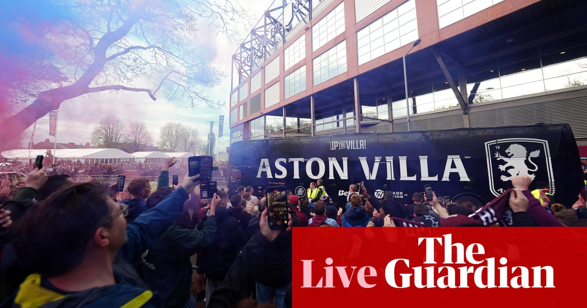 Aston Villa v Paris Saint-Germain: Champions League quarter-final, second leg live