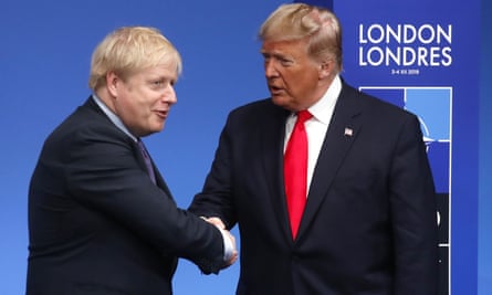 Boris Johnson Talks Tough Before Us Trade Talks Trade Policy The Guardian