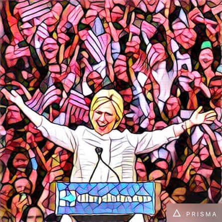 Prisma prez: Hillary Clinton secures enough delegates to become the Democratic Party’s presumptive presidential nominee.