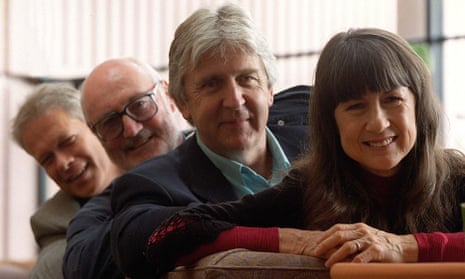 The Seekers in 2000: from right, Judith Durham, Bruce Woodley, Athol Guy and Keith Potger.