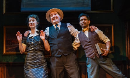 Confidence trick … Rhiannon Neads, James Mack and Mitesh Soni.