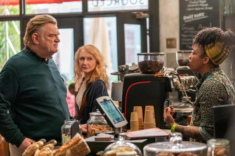 Disintegrating … Brendan Gleeson and Patricia Clarkson (left and centre) in State of the Union.