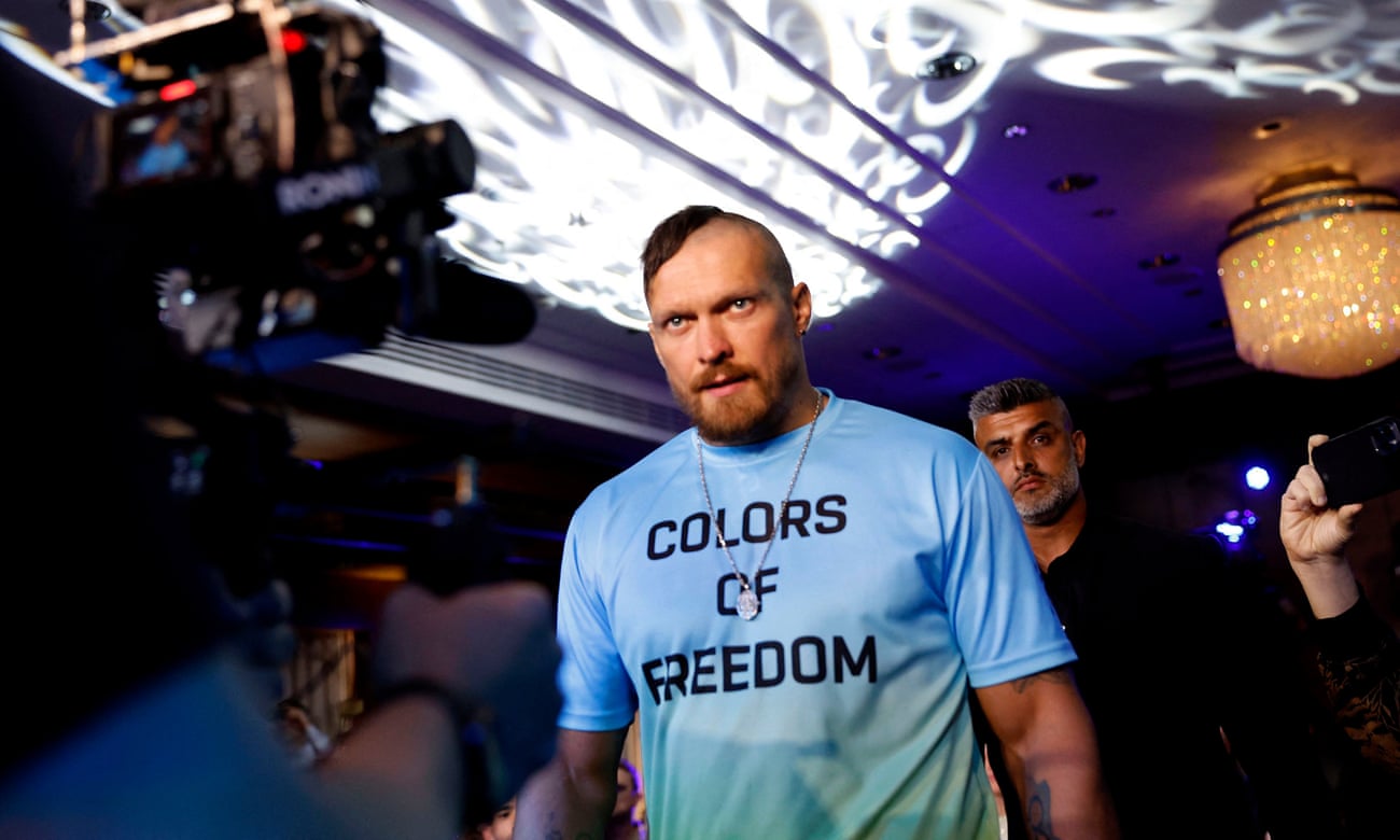 I was praying: don't let anybody kill me' – Oleksandr Usyk on life in Ukrainian army | Boxing | The Guardian